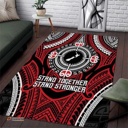 Aotearoa Proud To Be Maori Area Rug New Zealand Fight Together LT9