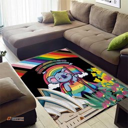 Aussia Pride Month Rainbow Koala Area Rug LT9