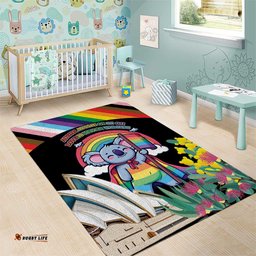 Aussia Pride Month Rainbow Koala Area Rug LT9