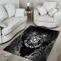Aotearoa Toitu Te Tiriti Area Rug Ka Mua Ka Muri LT05