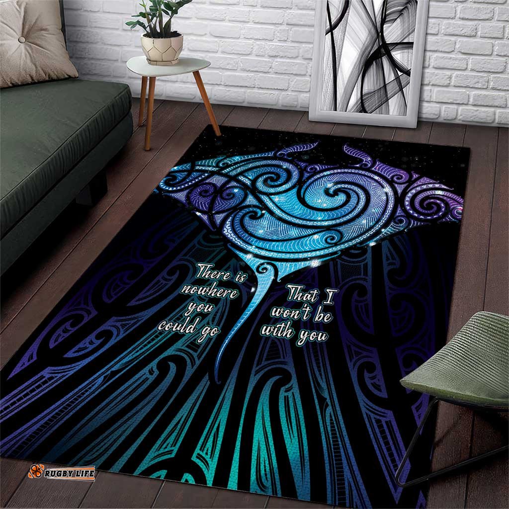 Aotearoa Maori Te Whai Rahi Area Rug Tala - Nowhere You Could Go That I Won't Be With You LT7