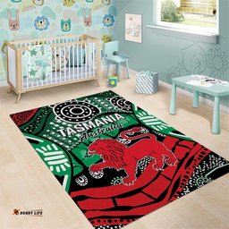 Australia Tasmania State Area Rug Ubertas et Fidelitas LT9
