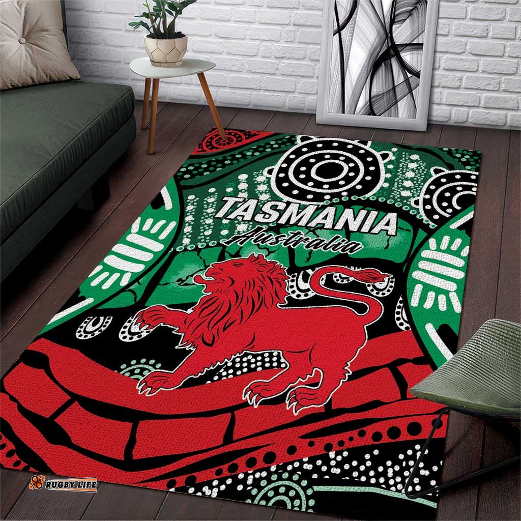 Australia Tasmania State Area Rug Ubertas et Fidelitas LT9