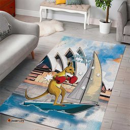 Australia Sailing Area Rug Life Is Better On A Boat LT14