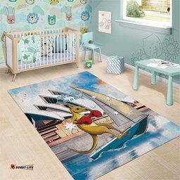 Australia Sailing Area Rug Life Is Better On A Boat LT14
