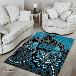 Custom Power Football Area Rug Aboriginal Dot Art Pattern DT05