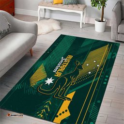 Australia Socceroos 2026 Custom Area Rug Go Aussie Kangaroo National Color LT14