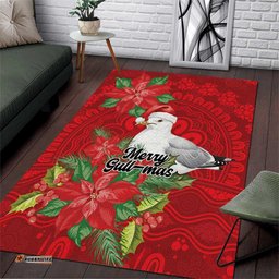 Australian Silver Gull Area Rug Aboriginal Inspired Christmas LT9