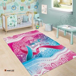 Australia Hereditary Cancer Awareness Area Rug Never Give Up LT05
