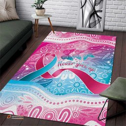 Australia Hereditary Cancer Awareness Area Rug Never Give Up LT05