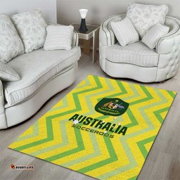 Australia Socceroos 2025 Area Rug Forever Golden LT01