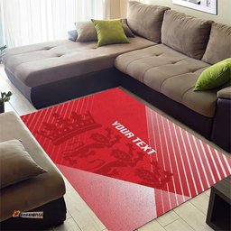 Custom England Cricket Area Rug Go Champions Sporty Style LT14