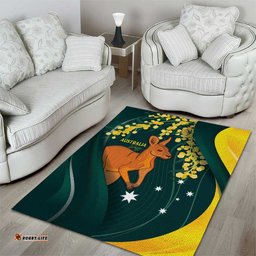 Australia Day Area Rug Kangaroo National Color LT7