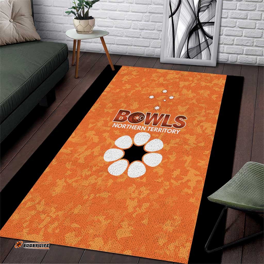 Australian Northern Territory Lawn Bowls Area Rug Aussie Minimalist Style LT9