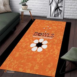 Australian Northern Territory Lawn Bowls Area Rug Aussie Minimalist Style LT9