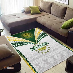 Cook Islands Rugby Area Rug Kuki's Aitu Champions LT7