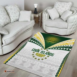 Cook Islands Rugby Area Rug Kuki's Aitu Champions LT7
