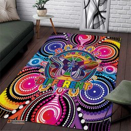 Australia Indigenous Autism Awareness Area Rug Its Okay To Be Different LT05