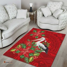 Australian Pelican Area Rug Aboriginal Inspired Christmas LT9