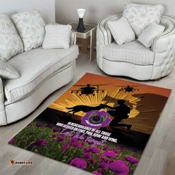 Animal War Heroes Australia ANZAC Day Area Rug We Will Always Remember Them LT14