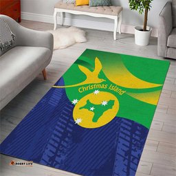 Australia Christmas Island Area Rug Wilayah Pulau Krismas Flag Color LT14