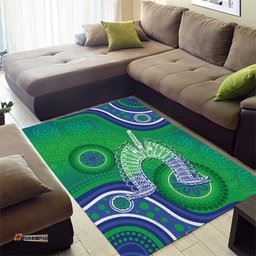 Australia Torres Strait Islanders Area Rug Dhari Aboriginal Pattern LT14