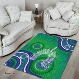 Australia Torres Strait Islanders Area Rug Dhari Aboriginal Pattern LT14