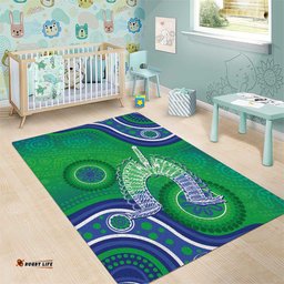 Australia Torres Strait Islanders Area Rug Dhari Aboriginal Pattern LT14