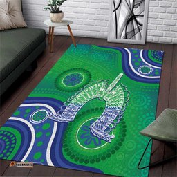 Australia Torres Strait Islanders Area Rug Dhari Aboriginal Pattern LT14