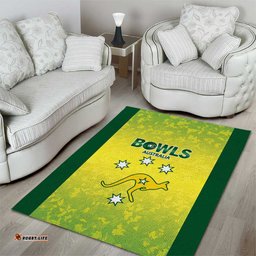 Australian Kangaroo Lawn Bowls Area Rug Aussie Minimalist Style LT9