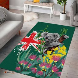 Australia Day Koala Area Rug Aussie Aussie Aussie Oi Oi Oi National Color LT9