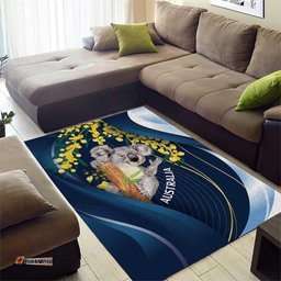 Australia Day Area Rug Koala Blue Modern Vibe LT7