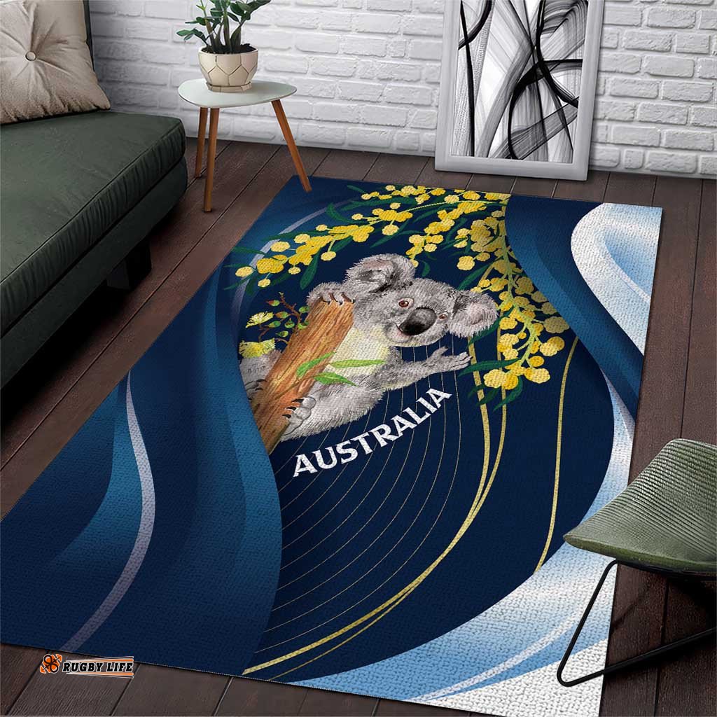 Australia Day Area Rug Koala Blue Modern Vibe LT7