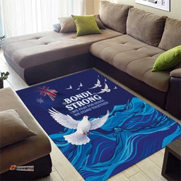 Bondi Beach Pray For Australia Area Rug LT9