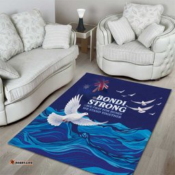 Bondi Beach Pray For Australia Area Rug LT9