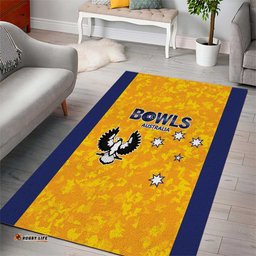 Australian South Australia Lawn Bowls Area Rug Aussie Minimalist Style LT9