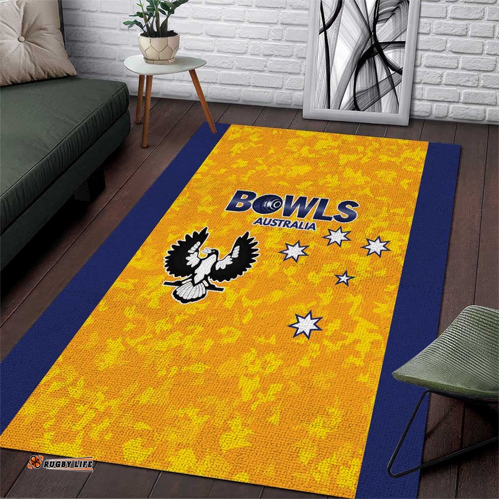 Australian South Australia Lawn Bowls Area Rug Aussie Minimalist Style LT9