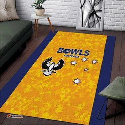 Australian South Australia Lawn Bowls Area Rug Aussie Minimalist Style LT9