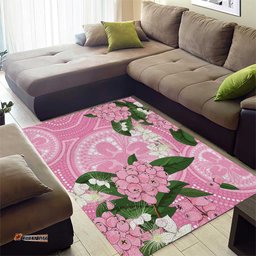 Australia Lilly Pilly Riberry Area Rug Aussie Native Flowers Indigenous Art LT14