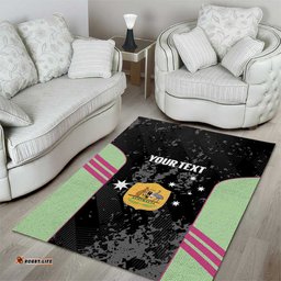 Custom Australia Matildas 2026 Area Rug Come On Aussie Grunge Style LT14