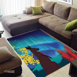 Australia Northern Lights Scenery Area Rug LT7