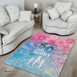 Australia NAIDOC Week 2026 50 Years Deadly Area Rug Celestial Glows LT7
