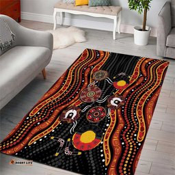 NAIDOC Week 2026 Area Rug Together We Rise Together We Stay Deadly LT9