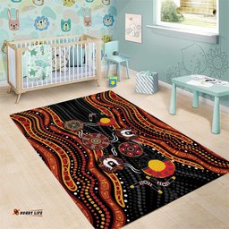 NAIDOC Week 2026 Area Rug Together We Rise Together We Stay Deadly LT9
