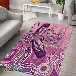 NAIDOC Week - 50 Years Deadly Area Rug Pastel Wings LT7