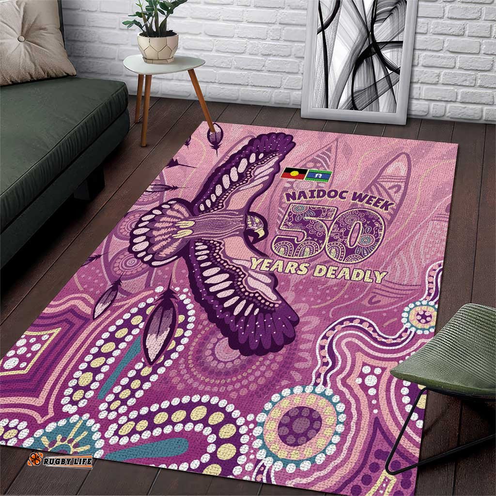NAIDOC Week - 50 Years Deadly Area Rug Pastel Wings LT7
