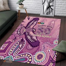 NAIDOC Week - 50 Years Deadly Area Rug Pastel Wings LT7