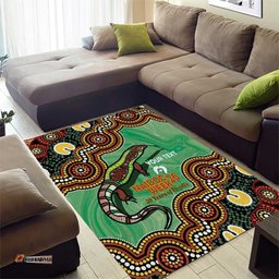 Personalised Australia Goanna NAIDOC Week 2026 Area Rug 50 Years of Deadly Aboriginal Art LT14