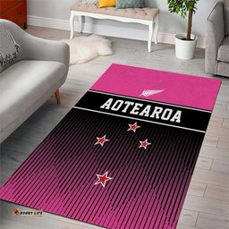 New Zealand Women Cricket Area Rug Pink Simple Style LT05