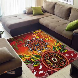 NAIDOC Week 2026 Area Rug 50 Years of Deadly Aboriginal Dot Art LT9